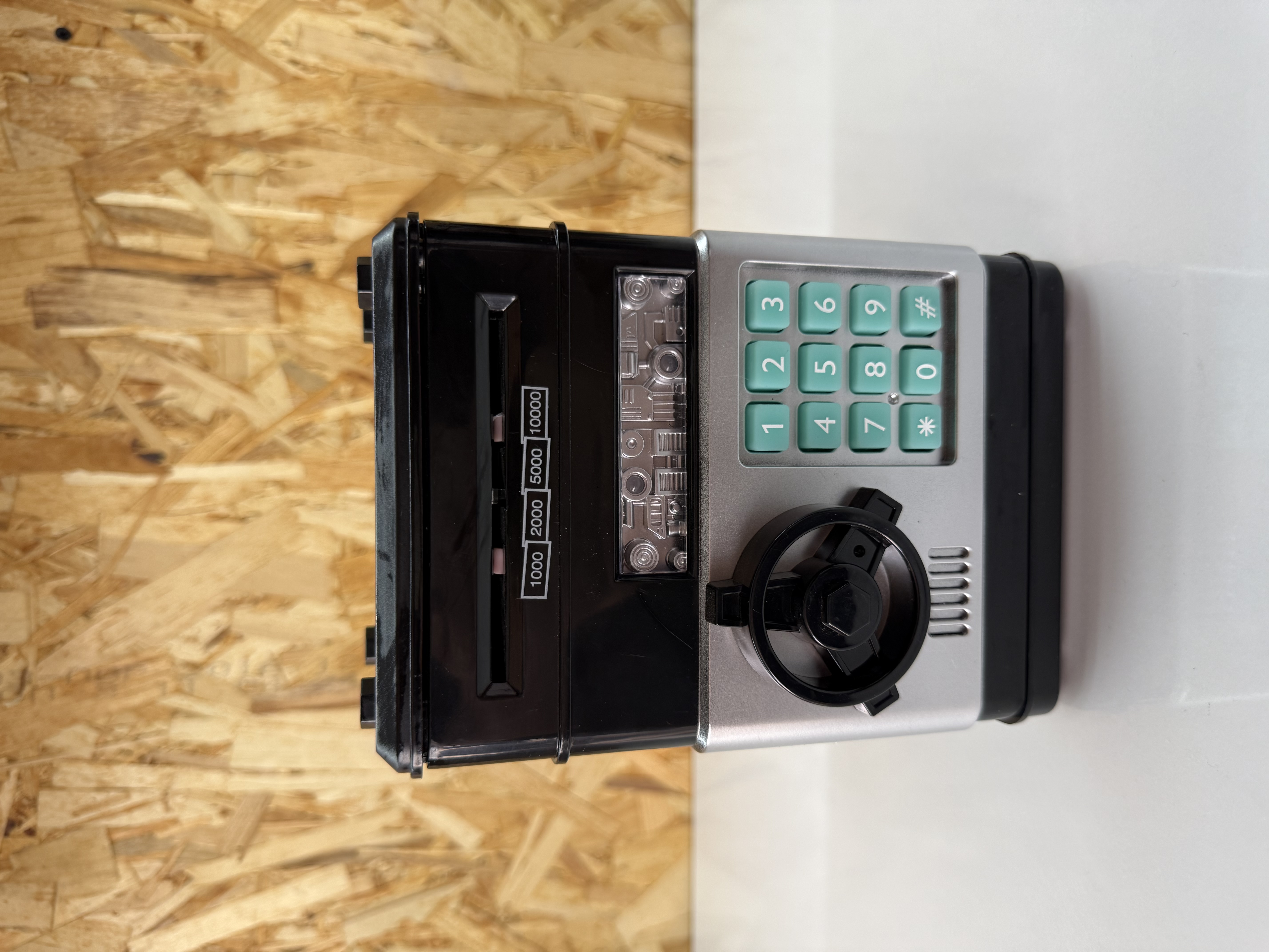 Şifreli ATM Kumbara — Siyah